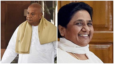 ದೇವೇಗೌಡ ಮತ್ತು ಮಾಯಾವತಿ