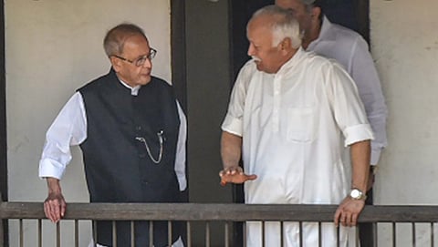 ಪ್ರಣಬ್ ಮುಖರ್ಜಿ - ಮೋಹನ್ ಭಾಗವತ್