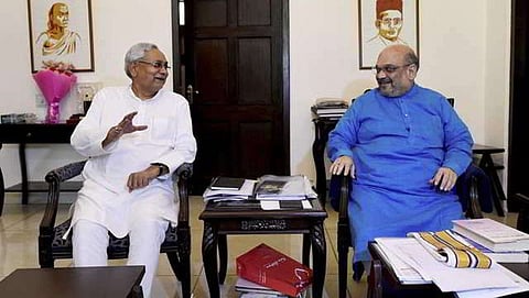 ನಿತೀಶ್ ಕುಮಾರ್ ಮತ್ತು ಅಮಿತ್ ಶಾ (ಸಂಗ್ರಹ ಚಿತ್ರ)
