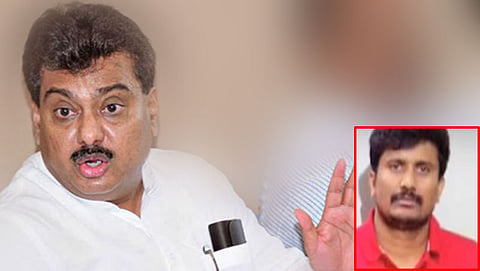ಮಾಜಿ ಸಚಿವ ಎಂಬಿ ಪಾಟೀಲ್ (ಒಳಚಿತ್ರ-ರೌಡಿ ಶೀಟರ್ ಸೈಕಲ್ ರವಿ)