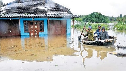 ಮಳೆ ತಗ್ಗಿದ ಚಿತ್ರ