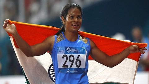 100 ಮೀಟರ್ ಓಟದಲ್ಲಿ ಡುಟೀ  ಚಾಂದ್ ಗೆ ಬೆಳ್ಳಿ ಪದಕ