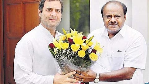 ಸಿಎಂ ಕುಮಾರಸ್ವಾಮಿ ಹಾಗೂ ಕಾಂಗ್ರೆಸ್ ಅಧ್ಯಕ್ಷ ರಾಹುಲ್ ಗಾಂಧಿ
