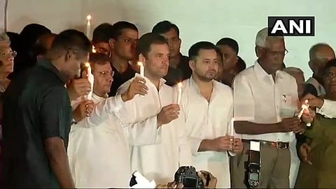 ಪ್ರತಿಭಟನೆಯಲ್ಲಿ ರಾಹುಲ್ ಗಾಂಧಿ