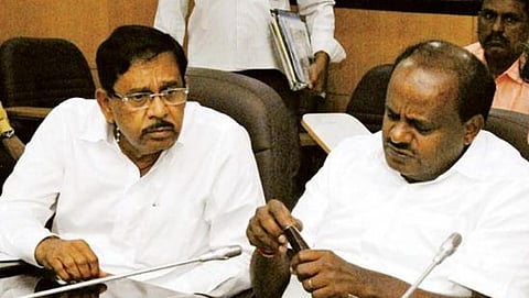 ಮುಖ್ಯಮಂತ್ರಿ ಹೆಚ್.ಡಿ.ಕುಮಾರಸ್ವಾಮಿ ಮತ್ತು ಉಪ ಮುಖ್ಯಮಂತ್ರಿ ಜಿ.ಪರಮೇಶ್ವರ್