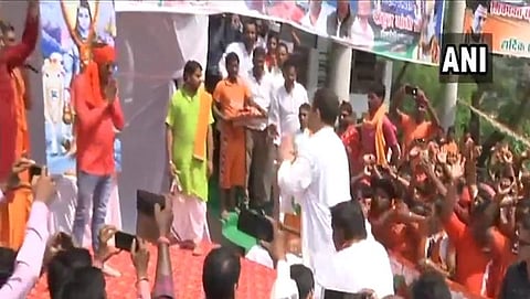 ಅಮೇಥಿಯಲ್ಲಿ ರಾಹುಲ್: ಶಿವನ ದೇಗುಲದಲ್ಲಿ ವಿಶೇಷ ಪೂಜೆ ಸಲ್ಲಿಸಿದ ಕಾಂಗ್ರೆಸ್ ಅಧ್ಯಕ್ಷ