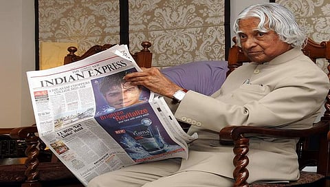 2012ರಲ್ಲಿ ಡಾ ಎ ಪಿ ಜೆ ಅಬ್ದುಲ್ ಕಲಾಂ ಅವರು   ಬೆಂಗಳೂರಿನ ನ್ಯೂ ಇಂಡಿಯನ್ ಎಕ್ಸ್ ಪ್ರೆಸ್ ಕಚೇರಿಗೆ ಆಗಮಿಸಿದ್ದ ಸಂದರ್ಭ