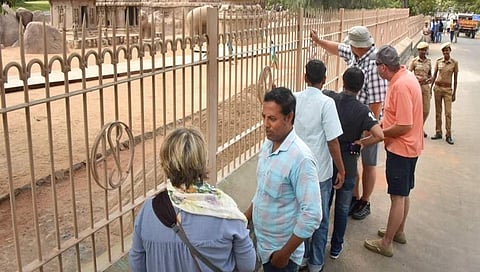 ಸಮುದ್ರ ತೀರ ಮಹಾಬಲಿಪುರಂನಲ್ಲಿ ನಾಯಕರ ಸ್ವಾಗತಕ್ಕೆ ಸಕಲ ಸಿದ್ದತೆ