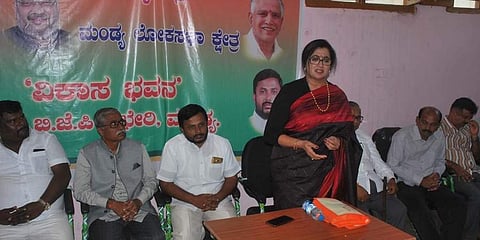 ಬಿಜೆಪಿ ಸಭೆಯಲ್ಲಿ ಸುಮಲತಾ ಅಂಬರೀಶ್