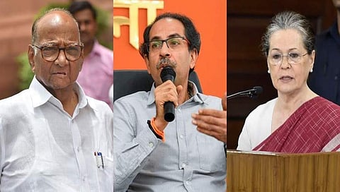 ಶರದ್ ಪವಾರ್, ಉದ್ದವ್ ಠಾಕ್ರೆ, ಸೋನಿಯಾ
