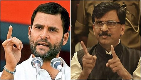 ರಾಹುಲ್ ಗಾಂಧಿ-ಸಂಜಯ್ ರಾವತ್
