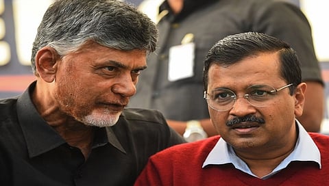 ಚಂದ್ರಬಾಬು ನಾಯ್ಡು-ಅರವಿಂದ್ ಕೇಜ್ರಿವಾಲ್