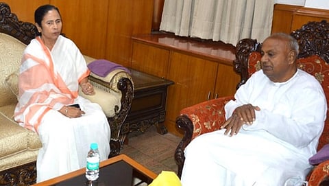 ಮಮತಾ ಬ್ಯಾನರ್ಜಿ - ಎಚ್ ಡಿ ದೇವೇಗೌಡ