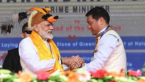 ನರೇಂದ್ರ ಮೋದಿ - ಅರುಣಾಚಲ ಸಿಎಂ ಪೆಮಾ ಖಂಡು
