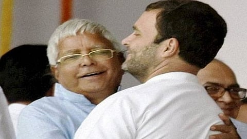 ಲಾಲು ಪ್ರಸಾದ್ ಯಾದವ್, ರಾಹುಲ್ ಗಾಂಧಿ