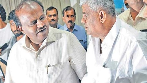 ಹೆಚ್ ಡಿ ಕುಮಾರಸ್ವಾಮಿ, ಹೆಚ್ ಡಿ ರೇವಣ್ಣ