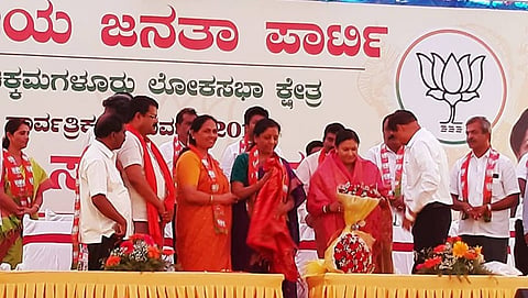 ಬಿಜೆಪಿ ಸಂಕಲ್ಪ ಯಾತ್ರೆಯಲ್ಲಿ ನಿರ್ಮಲಾ ಸೀತಾರಾಮನ್