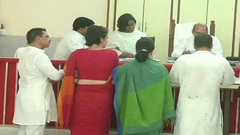 ಅಮೇಥಿಯಲ್ಲಿ ರಾಹುಲ್ ನಾಮಪತ್ರ ಸಲ್ಲಿಕೆ