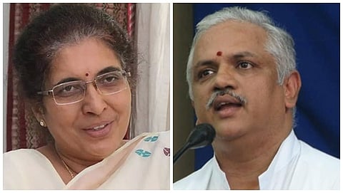 ತೇಜಸ್ವಿನಿ ಅನಂತ್ ಕುಮಾರ್, ಬಿ ಎಲ್ ಸಂತೋಷ್