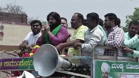 ಸುಮಲತಾ ಪರವಾಗಿ ನಟ ಯಶ್ ಪ್ರಚಾರ