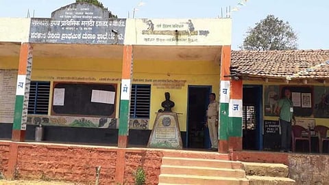 ಗಾವಳಿ ಗ್ರಾಮದ ಒಂದು ಮತಗಟ್ಟೆ