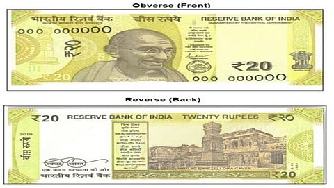 ಹೊಸ ವಿನ್ಯಾಸದ 20 ರು. ನೋಟು ಬಿಡುಗಡೆಗೆ ಆರ್ಬಿಐ ಸಿದ್ದತೆ