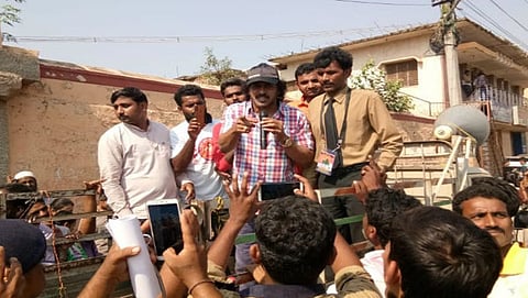 ನಟ ಉಪೇಂದ್ರ ರೋಡ್ ಶೋ