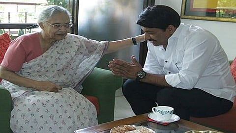 ಶೀಲಾ ದೀಕ್ಷಿತ್- ಮನೋಜ್ ತಿವಾರಿ