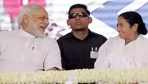 ನರೇಂದ್ರ ಮೋದಿ-ಮಮತಾ ಬ್ಯಾನರ್ಜಿ