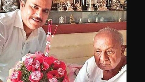 ನೂತನ ಸಂಸದ ಡ್ಯಾನಿಶ್ ಆಲಿ ಹೆಚ್ ಡಿ ದೇವೇಗೌಡರನ್ನು ಭೇಟಿ ಮಾಡಿದರು