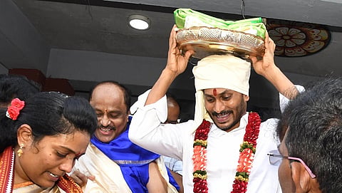 ತಿರುಪತಿಯಲ್ಲಿ ಜಗನ್ ಮೋಹನ್ ರೆಡ್ಡಿ