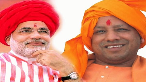 ಯೋಗಿ ಆದಿತ್ಯನಾಥ್-ನರೇಂದ್ರ ಮೋದಿ