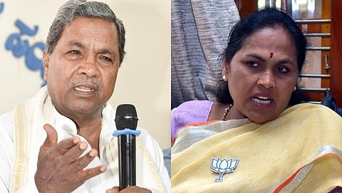 ಸಿದ್ದರಾಮಯ್ಯ - ಶೋಭಾ ಕರಂದ್ಲಾಜೆ