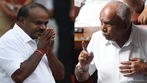 ಕುಮಾರಸ್ವಾಮಿ, ದೇವೇಗೌಡ ನಡುವೆ ಹೊಂದಾಣಿಕೆಯಿಲ್ಲ,: ಯಡಿಯೂರಪ್ಪ