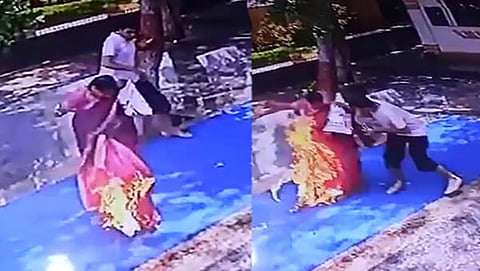 ಹುಬ್ಬಳ್ಳಿ: ದೇವಸ್ಥಾನದಲ್ಲಿ ಸೀರೆಗೆ ಬೆಂಕಿ ಹೊತ್ತಿ ಗಾಯಗೊಂಡಿದ್ದ ಮಹಿಳೆ ಸಾವು