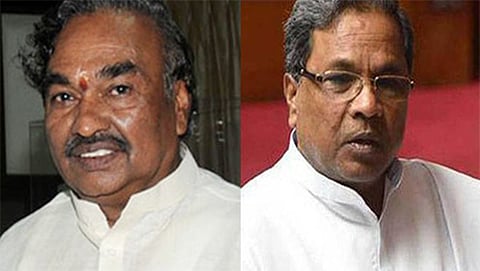 ಕೆ.ಎಸ್ ಈಶ್ವರಪ್ಪ ಮತ್ತು ಸಿದ್ದರಾಮಯ್ಯ