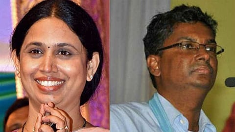 ಲಕ್ಷ್ಮಿ ಹೆಬ್ಬಾಳ್ಕರ್ ಮತ್ತುಪ ಸತೀಶ್ ಜಾರಕಿಹೊಳಿ