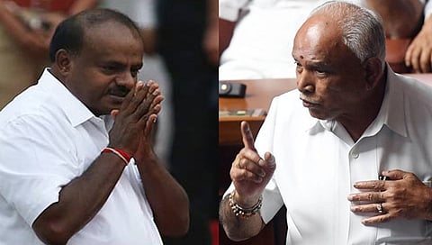 ಕುಮಾರಸ್ವಾಮಿ-ಯಡಿಯೂರಪ್ಪ
