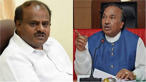 'ಕುಮಾರಸ್ವಾಮಿ, ಅವರಪ್ಪನಿಗೆ ವಯಸ್ಸಾಗಿಲವೇ':  ಕೆಎಸ್ ಈಶ್ವರಪ್ಪ  