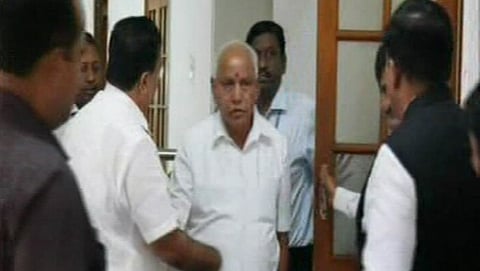 ಕೆಎನ್ ರಾಜಣ್ಣ - ಬಿಎಸ್ ಯಡಿಯೂರಪ್ಪ ಭೇಟಿ