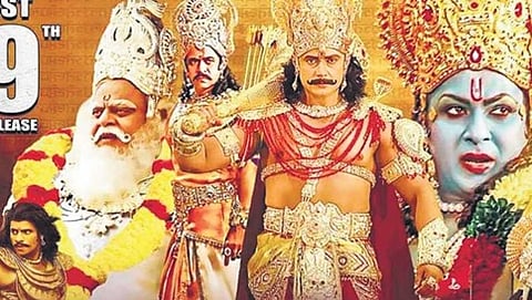 ಕುರುಕ್ಷೇತ್ರ ಚಿತ್ರದ ದೃಶ್ಯ