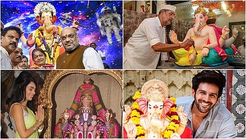 ವಿಘ್ನ ವಿನಾಯಕ ಗಣೇಶ್ ಚತುರ್ಥಿಯನ್ನು ದೇಶದ ಜನತೆ ಅದ್ಧೂರಿಯಿಂದ ಆಚರಿಸಿದರು. ಅಂತೆ ಬಾಲಿವುಡ್ ಮತ್ತು ರಾಜಕೀಯ ಗಣ್ಯರು ತಮ್ಮ ಮನೆಯಲ್ಲೇ ಗಣೇಶನನ್ನು ಪ್ರತಿಷ್ಠಾಪಿಸಿ ಹಬ್ಬವನ್ನಾಚರಿಸಿದ್ದಾರೆ.