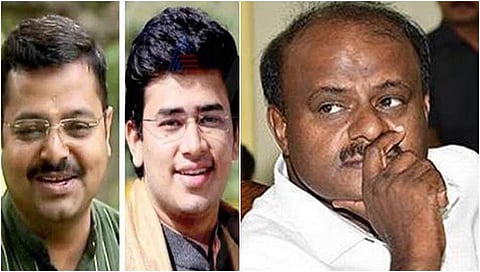 ಚಕ್ರವರ್ತಿ ಸೂಲಿಬೆಲೆ-ತೇಜಸ್ವಿ ಸೂರ್ಯ-ಎಚ್ಡಿಕೆ
