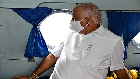 ಸಿಎಂ ಯಡಿಯೂರಪ್ಪ ವೈಮಾನಿಕ ಸಮೀಕ್ಷೆ