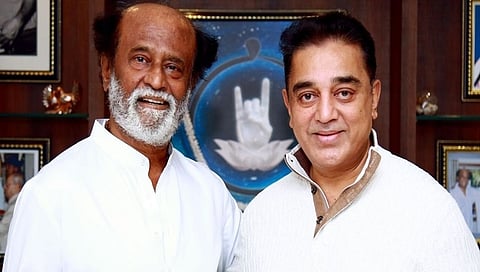 ಕಮಲ್ ಹಾಸನ್ ಮತ್ತು ರಜನಿಕಾಂತ್(ಸಂಗ್ರಹ ಚಿತ್ರ)