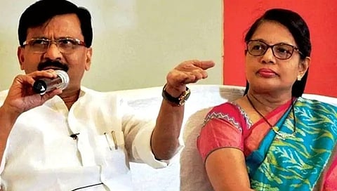 ಸಂಜಯ್ ರಾವತ್ ಹಾಗೂ ಅವರ ಪತ್ನಿ ವರ್ಷಾ