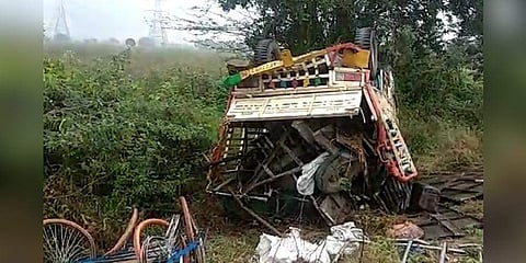 ಅಪಘಾತಕ್ಕಿಡಾದ ಆಟೋ