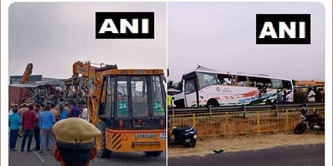 ಬೆಂಗಳೂರಿನಿಂದ ಹೊರಟಿದ್ದ ಬಸ್-ಟ್ರಕ್ ನಡುವೆ ಭೀಕರ ಅಪಘಾತ: 20 ಮಂದಿ ದುರ್ಮರಣ