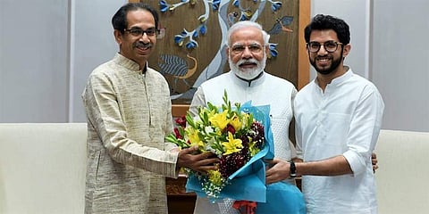 ಉದ್ಧವ್ ಠಾಕ್ರೆ ಪ್ರಧಾನಿ ನರೇಂದ್ರ ಮೋದಿ ಭೇಟಿ