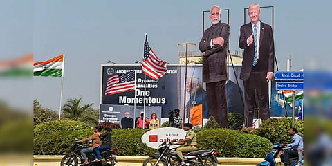 ಟ್ರಂಪ್ ಸ್ವಾಗತಕ್ಕೆ ಸಜ್ಜಾಗಿರುವ ಅಹ್ಮದಾಬಾದ್